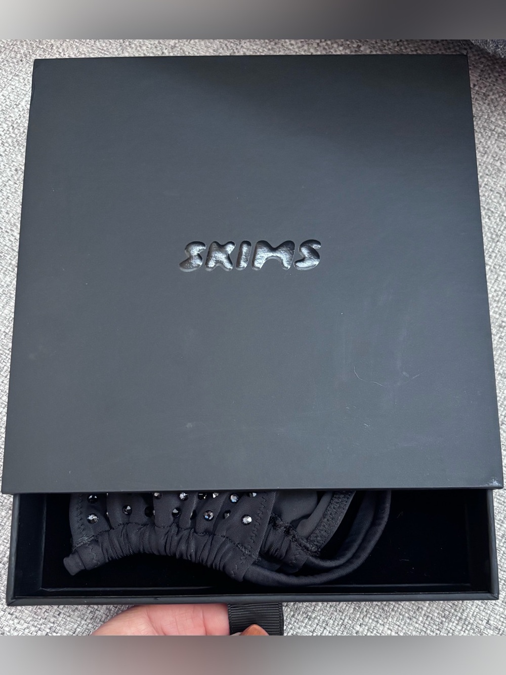 NWT SKIMS “Diamond Encrusted” Limited Edition Swarovski Crystal Bikini W/Box - Picture 3 of 11